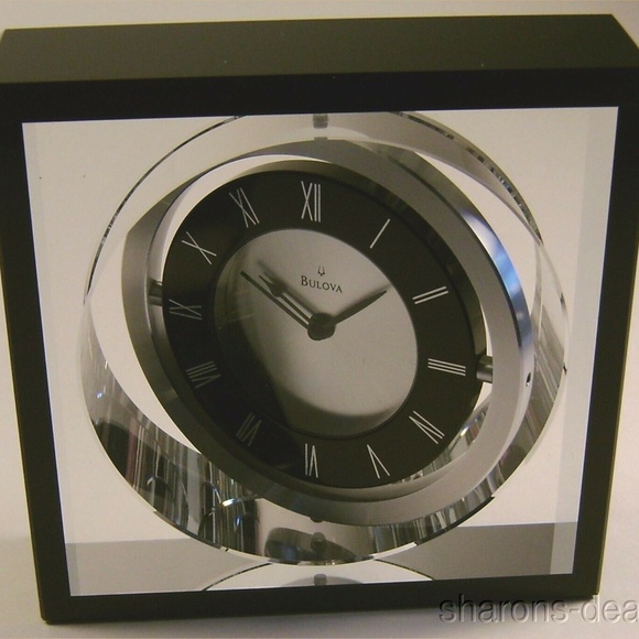 Bulova B9860 Orion Executive Desk Clock Crystal - Picture 4 of 5